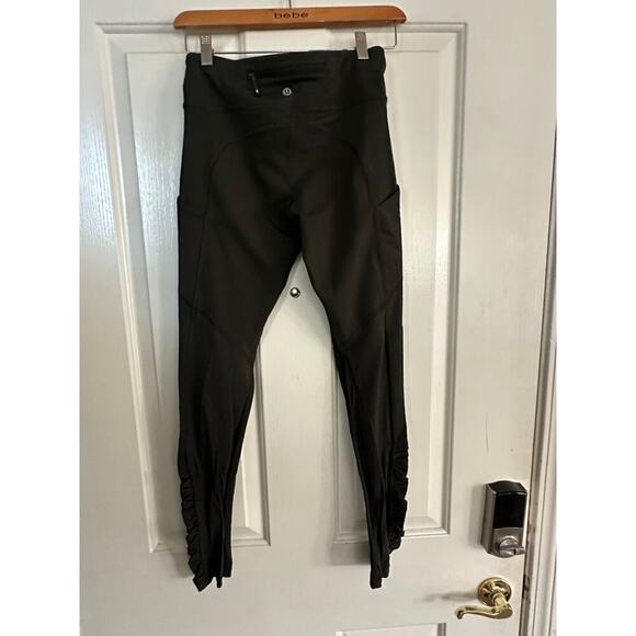 Lululemon Women's Green Speed Tight IV Ankle Leggings Size 6 - Picture 7 of 8